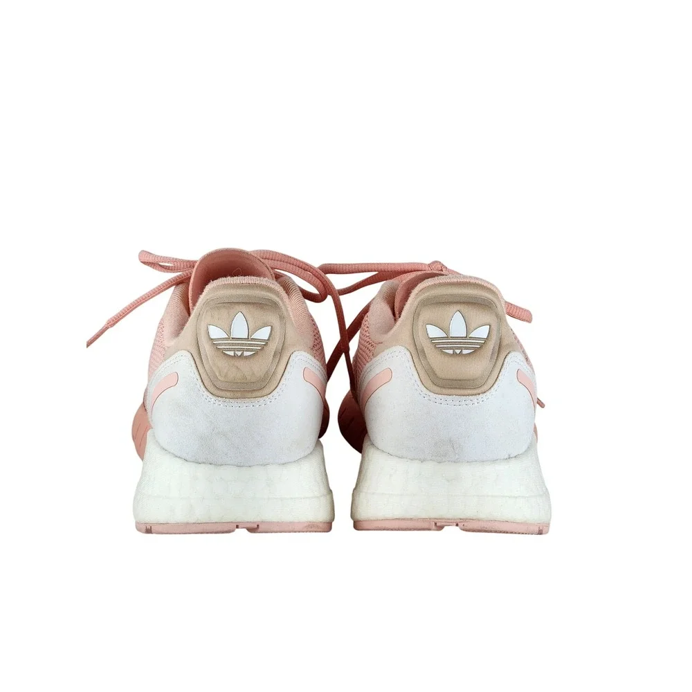 Adidas ZX 1K Boost Pink White Womens Running Shoes H00431 Size 10